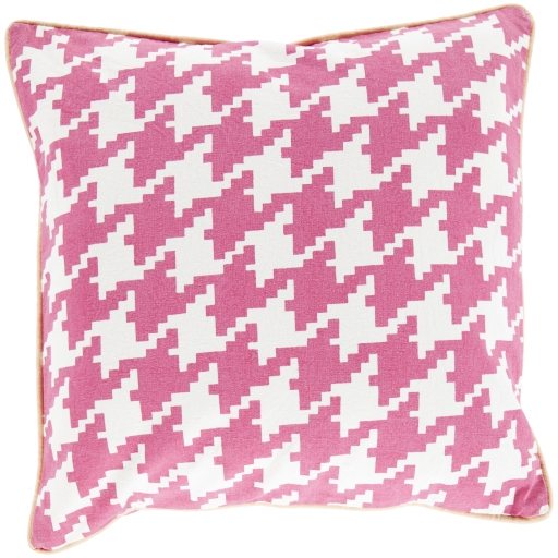 Houndstooth SY-037 20"L x 20"W Polyester Filled Pillow - Image 0