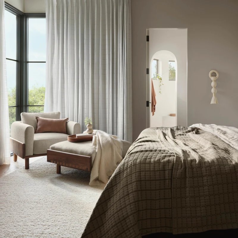 The Citizenry Stonewashed Linen Duvet Cover | Full/Queen | Duvet Only | Ivory - Image 6