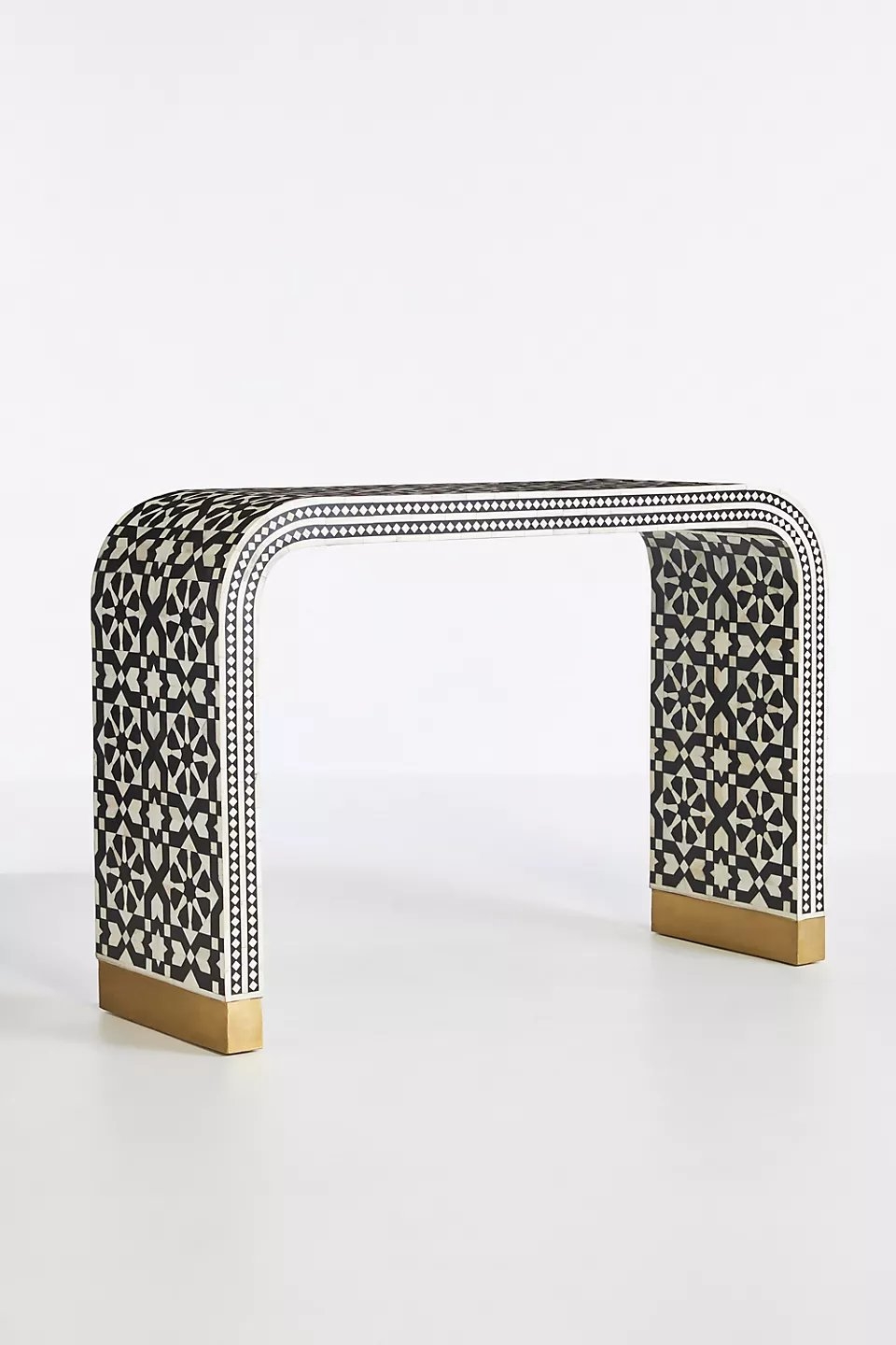 Moroccan Waterfall Inlay Console Table - Image 1