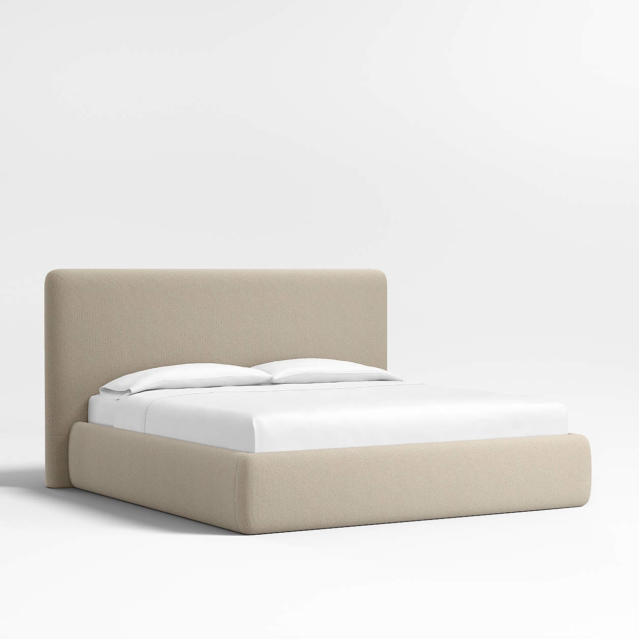 Anneli Taupe Upholstered King Bed - Image 1