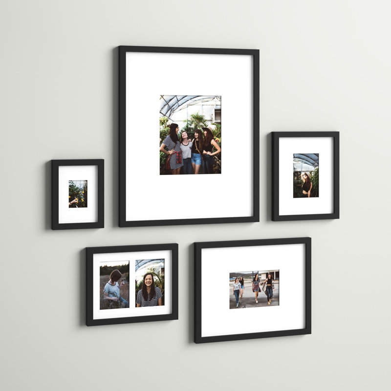 Kinde Matte Picture Frame - Set of 5 with Mat - Image 3