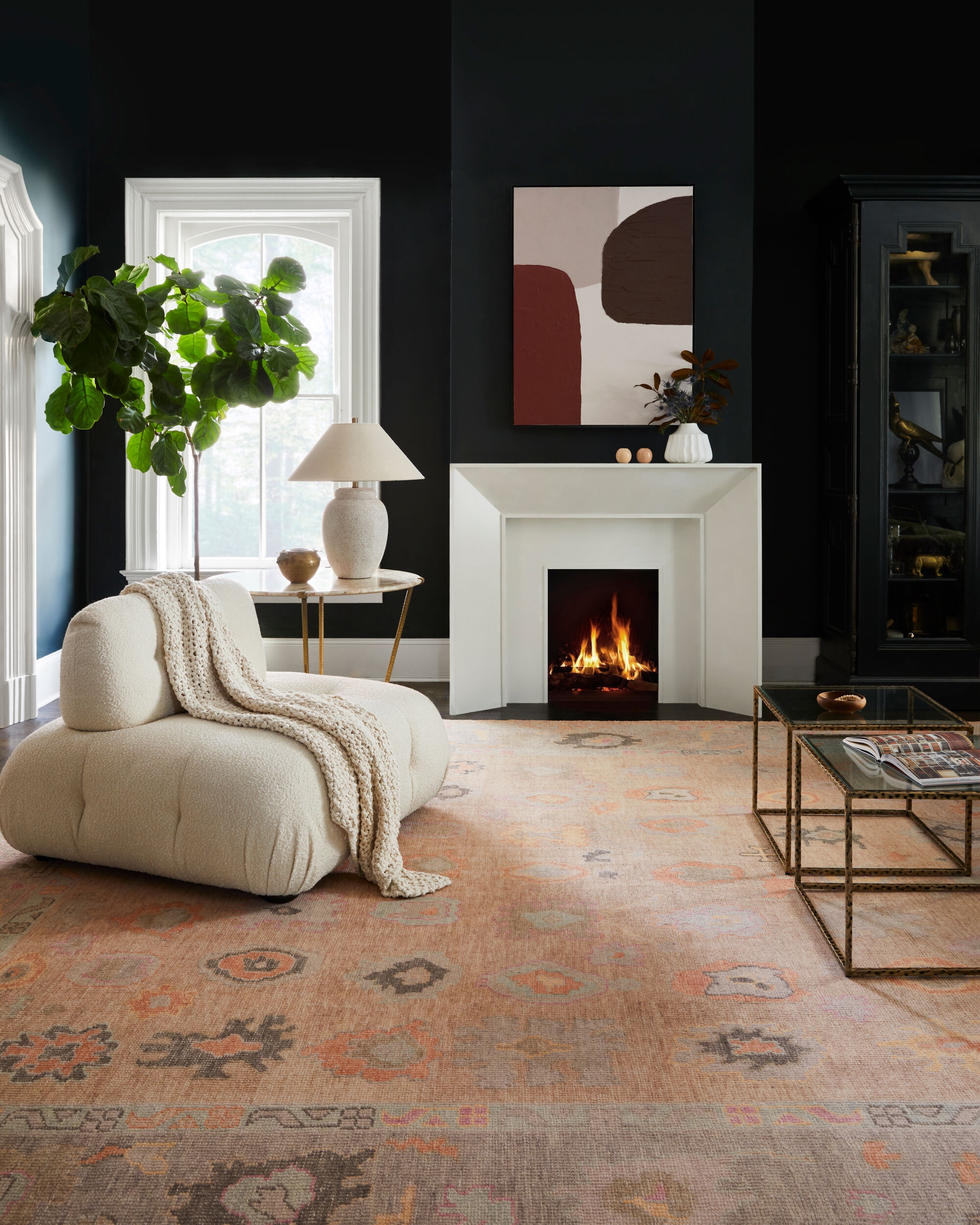 Rouen Polyester 18"H x 44"W x 44"D Modular Chair - Image 1