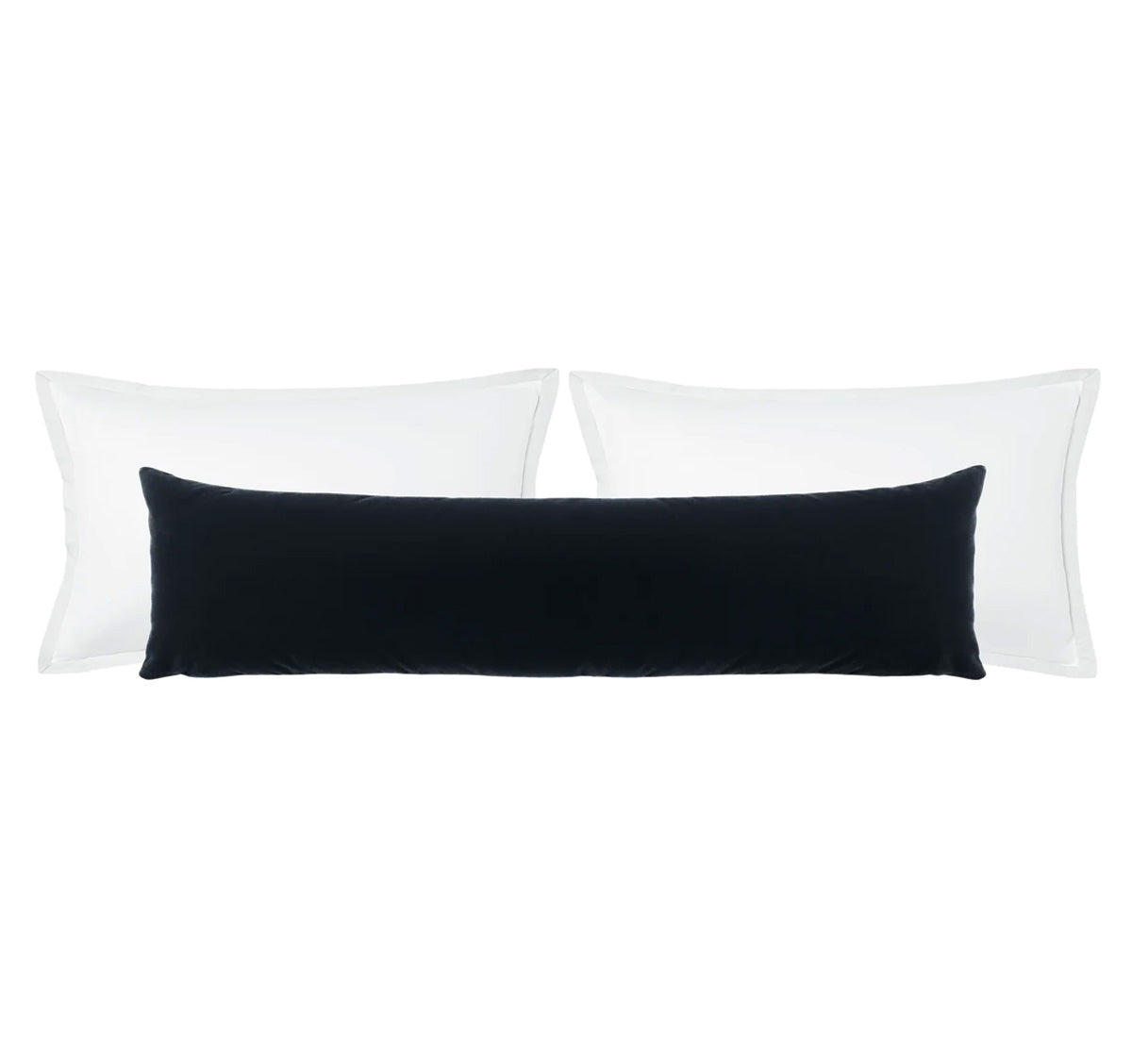 MOHAIR VELVET // GRAPHITE - XL LUMBAR 14" X 48" - Image 0