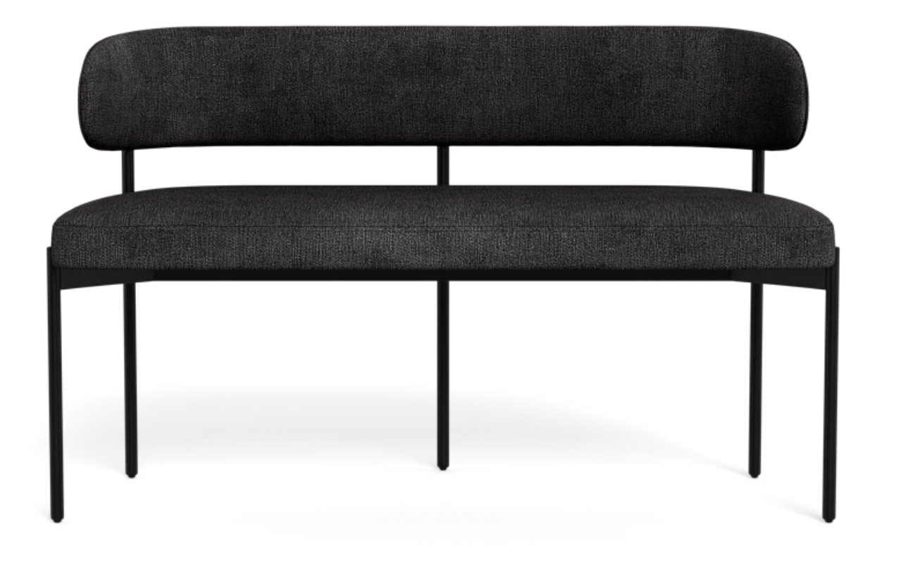 Hollis Upholstered Metal Framed Bench - Image 0