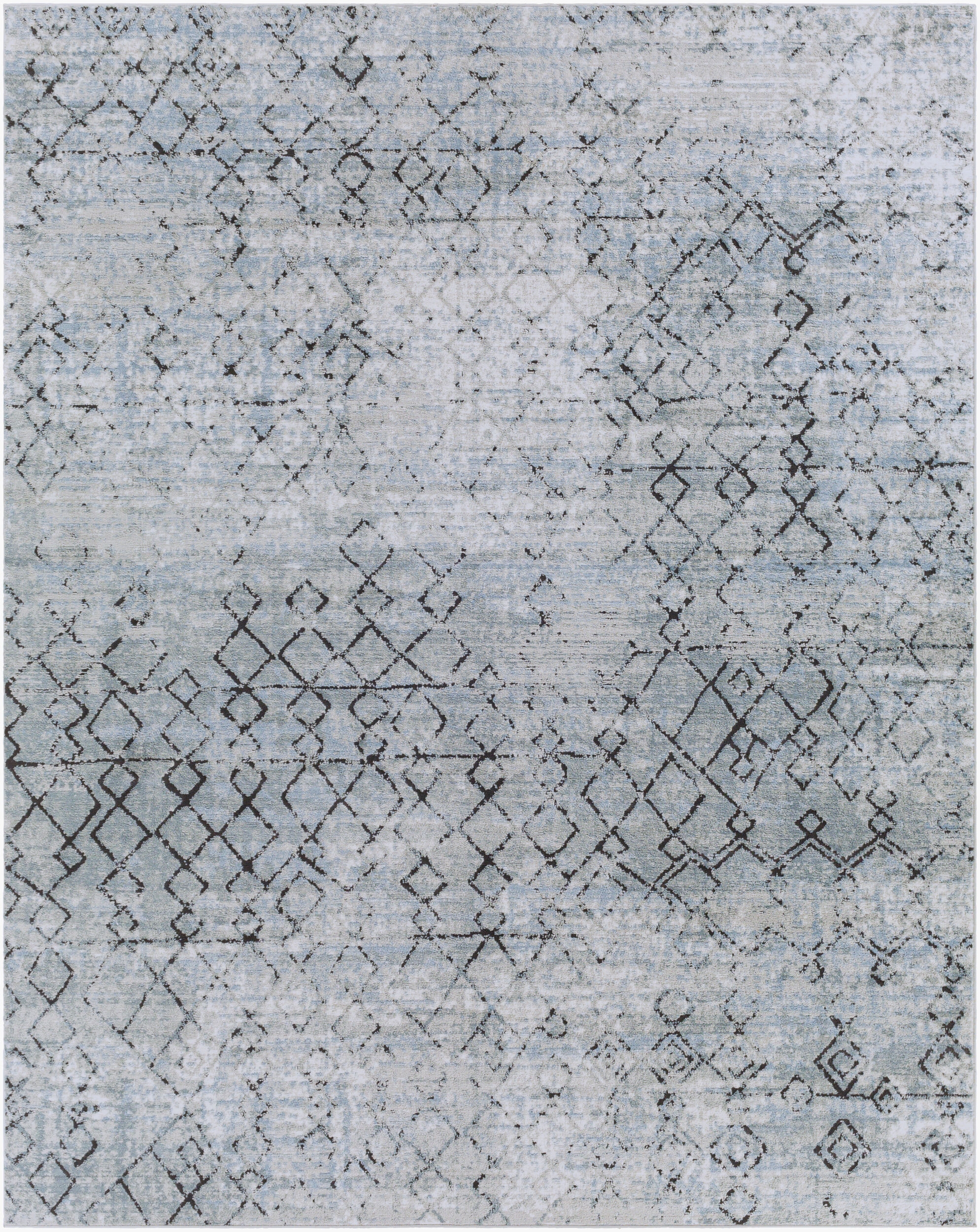 Jolie Gray Indoor 8'10" x 12' Machine Woven Rug - Image 0