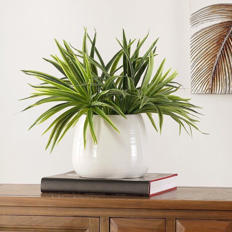 16.93'' Faux Flowering Plant in Freestanding - Image 1