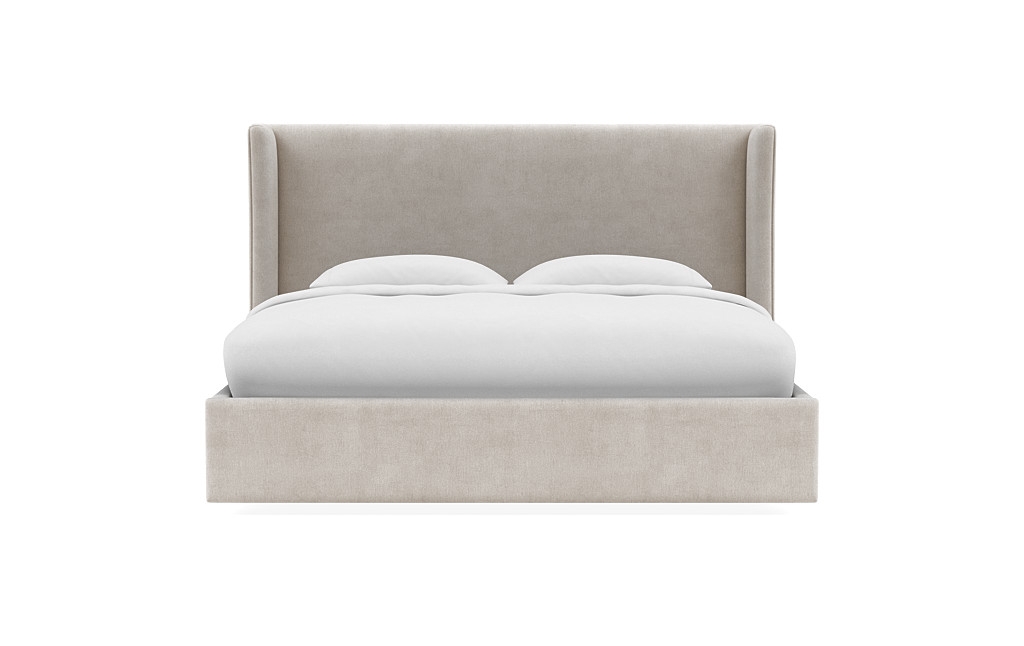 STORAGE Graham Upholstered Bed with Storage  | 55" Headboard | Bone - Image 0