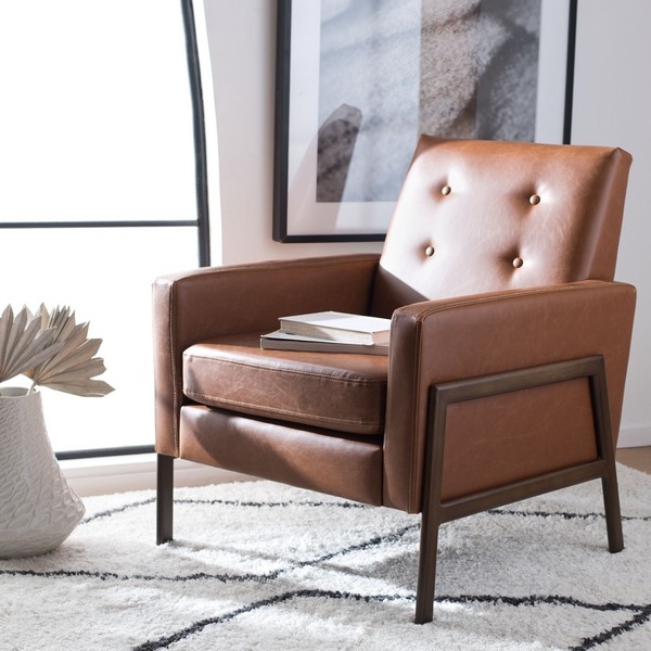 Roald Sofa Accent Chair - Light Brown - Arlo Home - Image 0