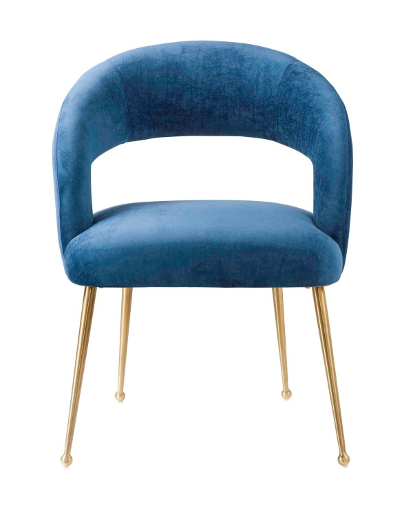 Stephanie Navy Dining Chair - Image 3