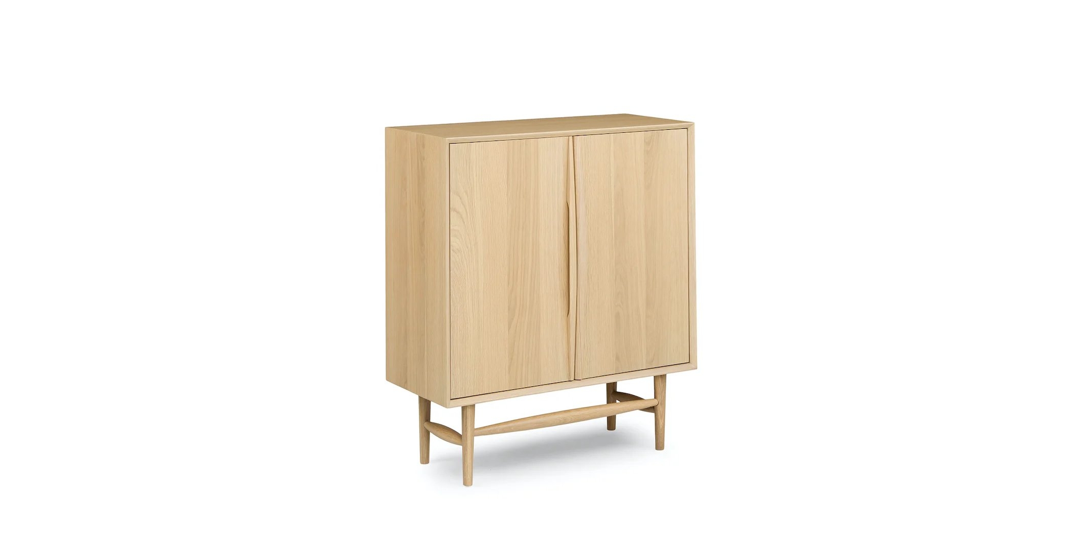 Lenia 34" Cabinet - White Oak - Image 1