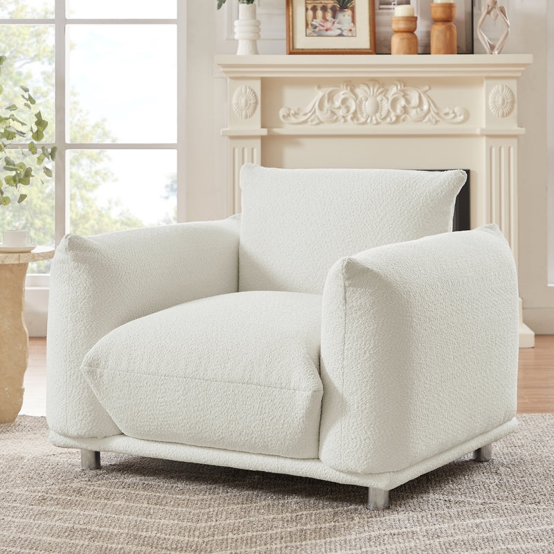 Contour & Co. | Sherpa Cloud Accent Chair - Image 0