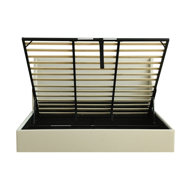 Bertolucci Hydraulic lift storage upholstered flat bed - Image 3