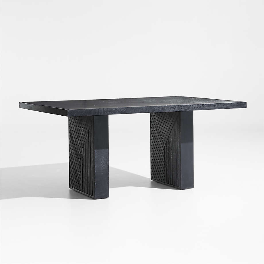 Dunewood 65" Charcoal Dining Table - Image 5