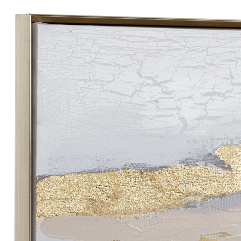 Abstract Multi Color Hand Painted Canvas Wall Art, 60" X 20" art - Image 3