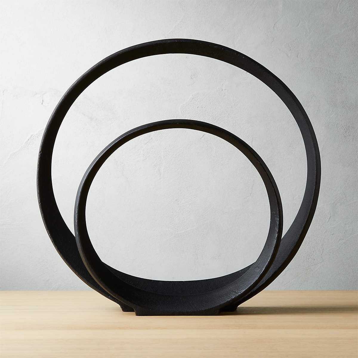 Large Metal Ring Sculpture - Image 3