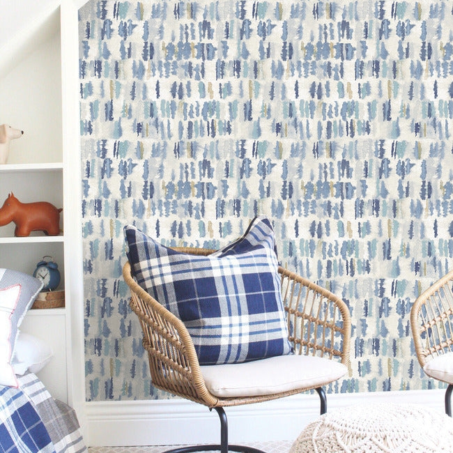 Tamara Day Watercolor Fountain Wallpaper - Image 2