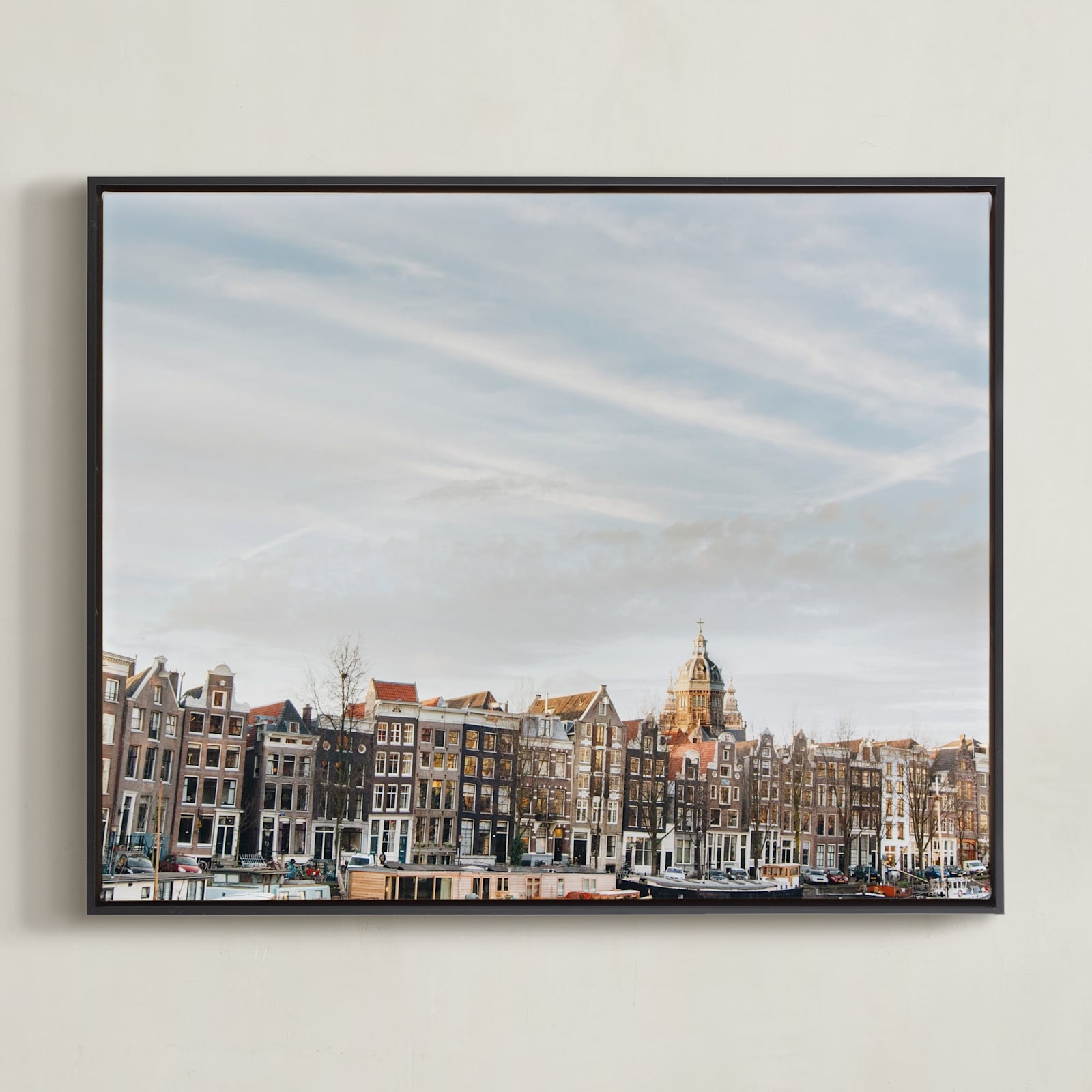 Minimalist Sunset in Amsterdam, 30" x 24" - Image 0