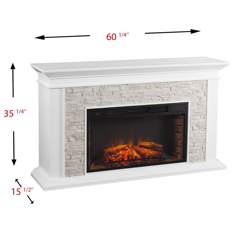 Marquette 60.25'' W Electric Fireplace - Image 1