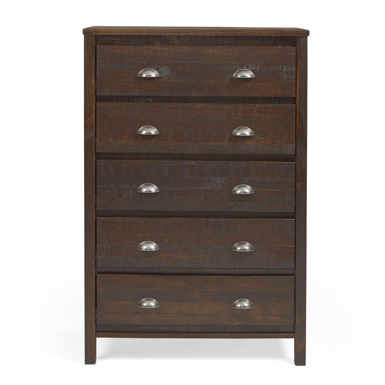 Kendle 5 Drawer 33" W Solid Wood Chest - Image 0
