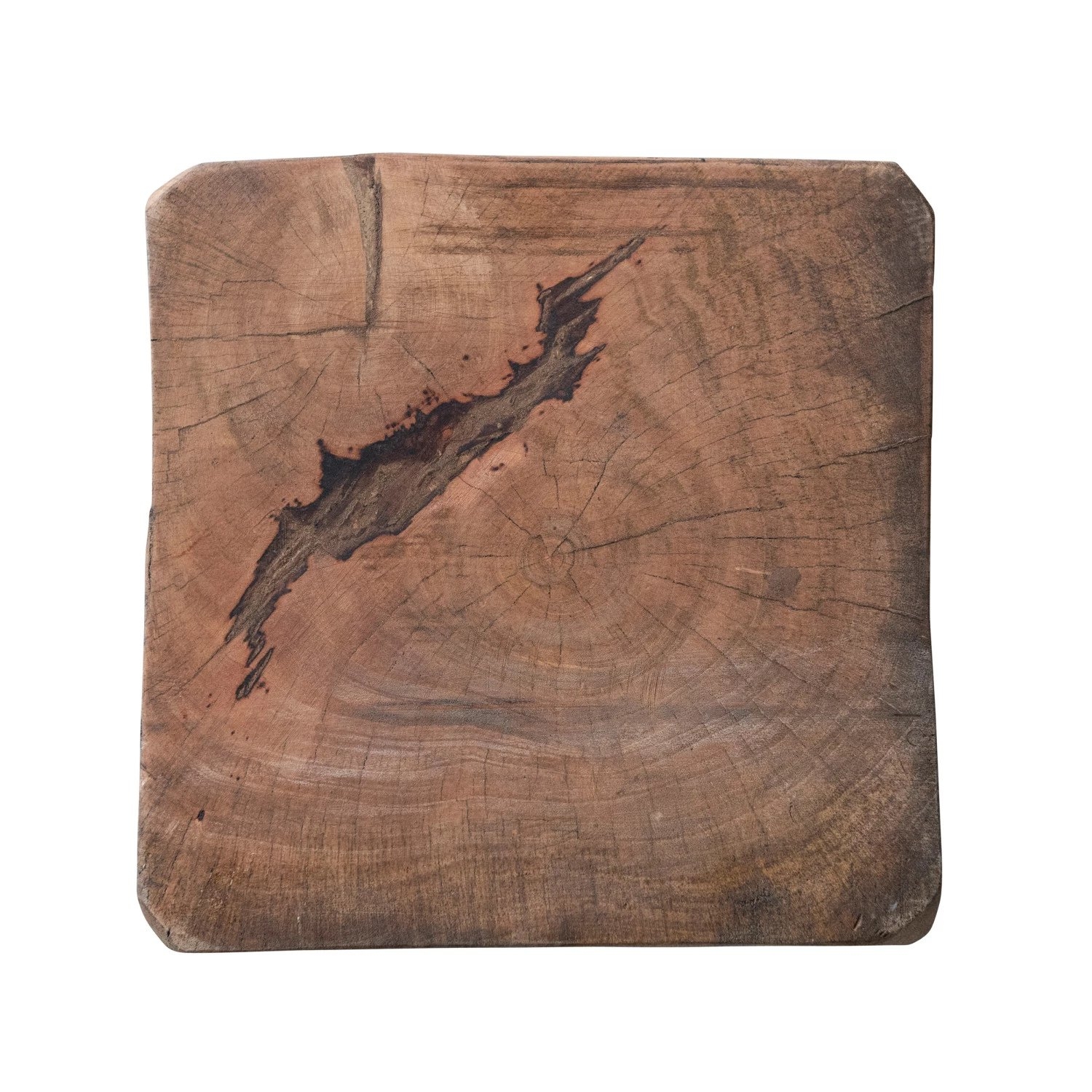 Hand-Carved Mango Wood Table (Each One Will Vary) - Image 1