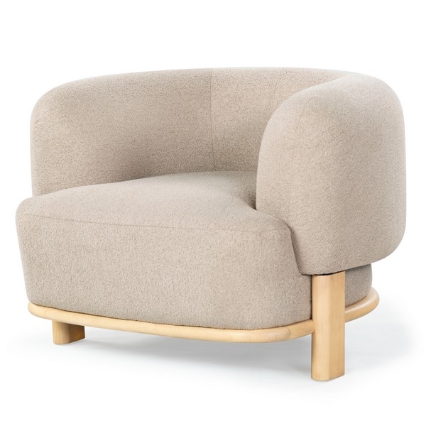 Oscar Boucle Accent Chair - Image 2