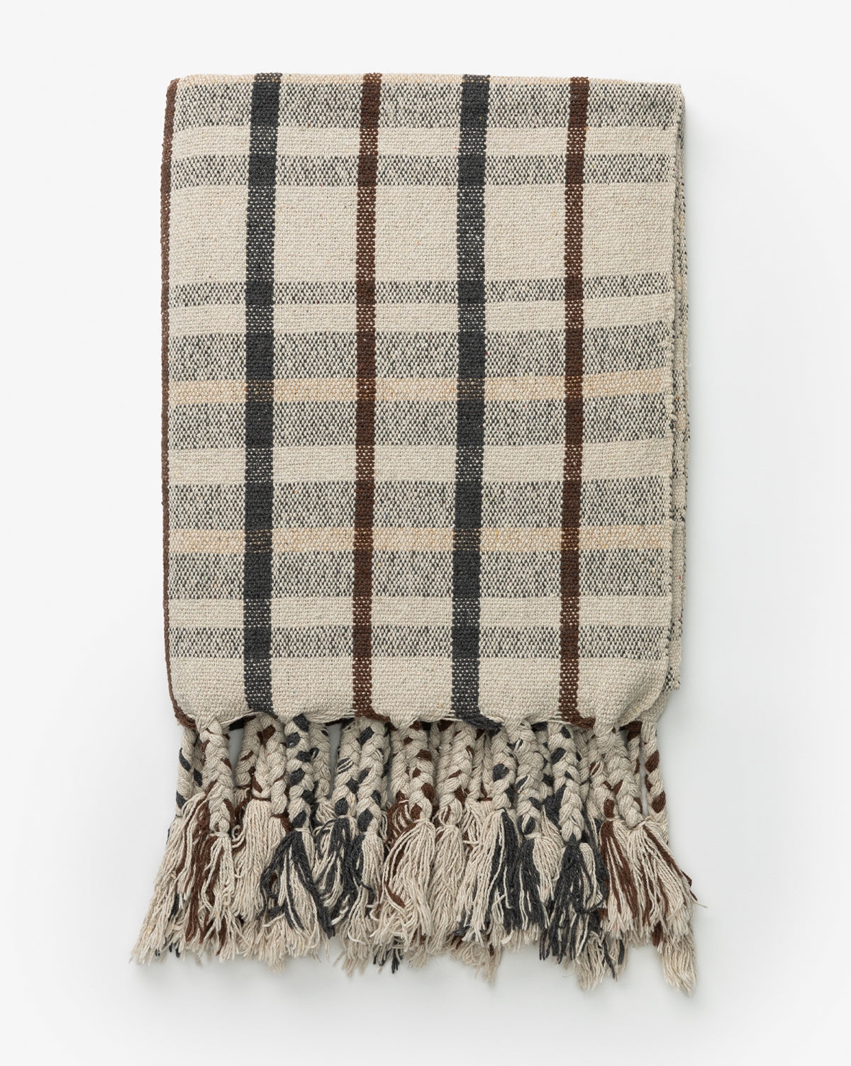 Plaid Tasseled Throw - Image 0