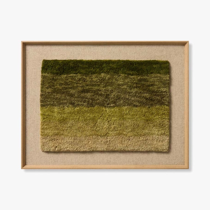 Loloi Pacifico Green / Beige 3'-6" x 2'-8" Wall Art - Image 0