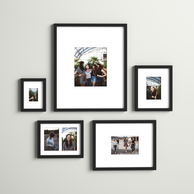 Kinde Matte Picture Frame - Set of 5 with Mat - Image 4