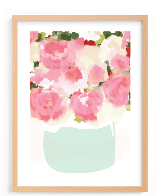 Peonies In Vase Limited Edition Fine Art Print - Image 0