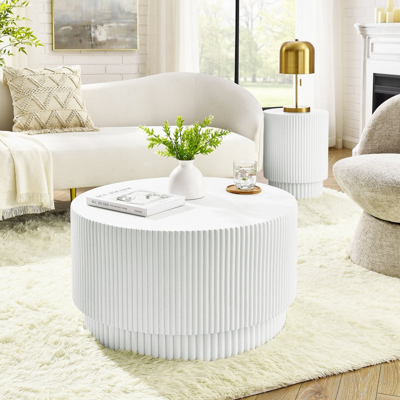 Contour & Co. | Fluted Modern Coffee Table - Image 0