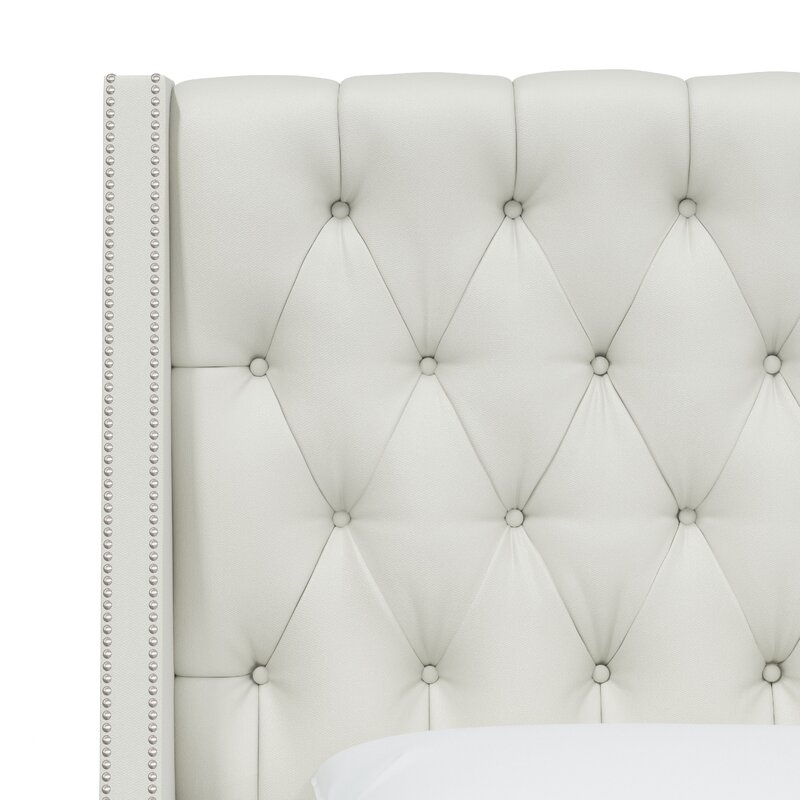 Annabel Upholstered Wingback Bed - Image 2
