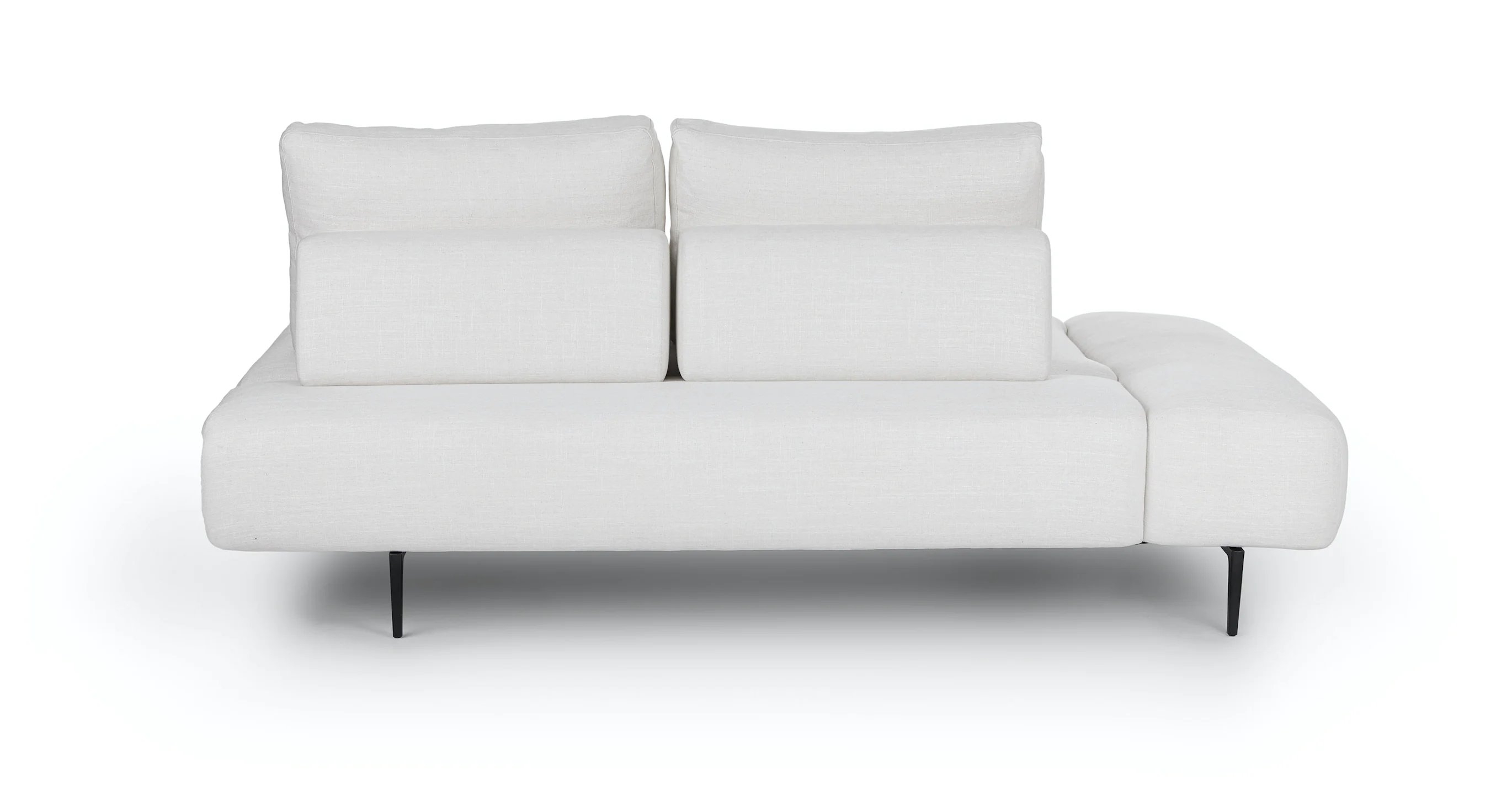 Divan Quartz White Left Chaise Lounge - Image 6