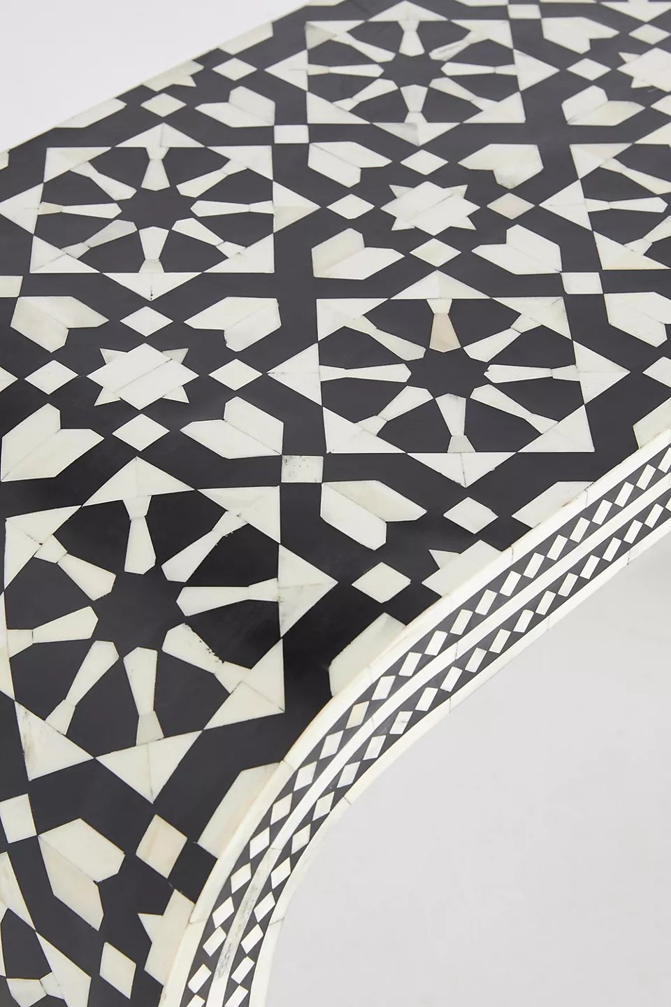 Moroccan Waterfall Inlay Console Table - Image 3