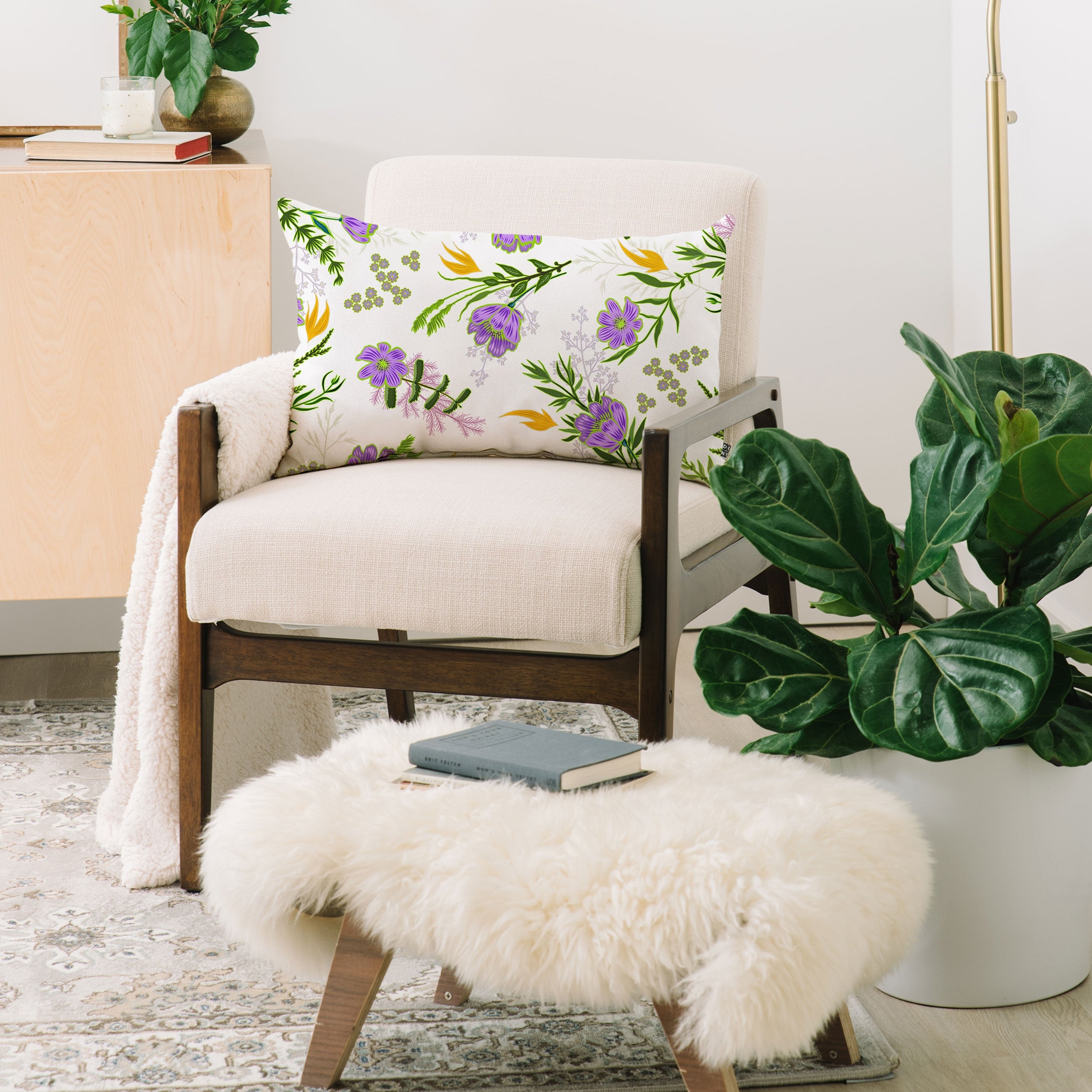 Oblong Throw Pillow - Image 1