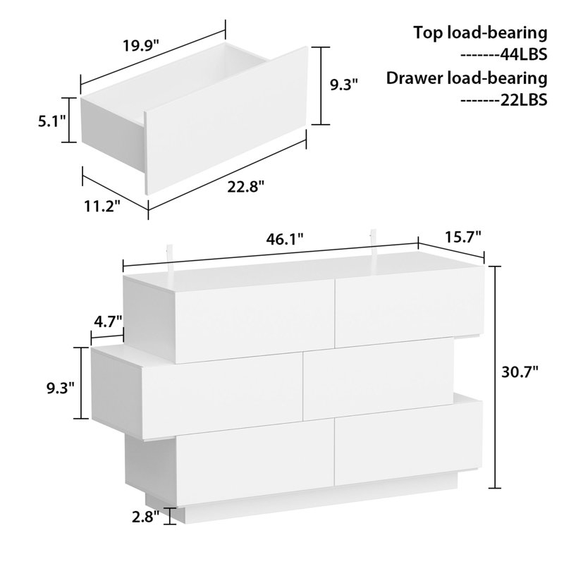 Kevonda 6 - Drawer Dresser - Image 6