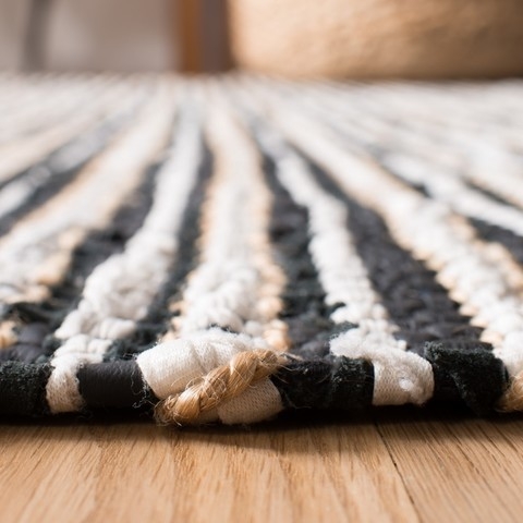 Arlo Home Hand Woven Area Rug, VTL373G, Black/Multi,  8' X 10' - Image 2