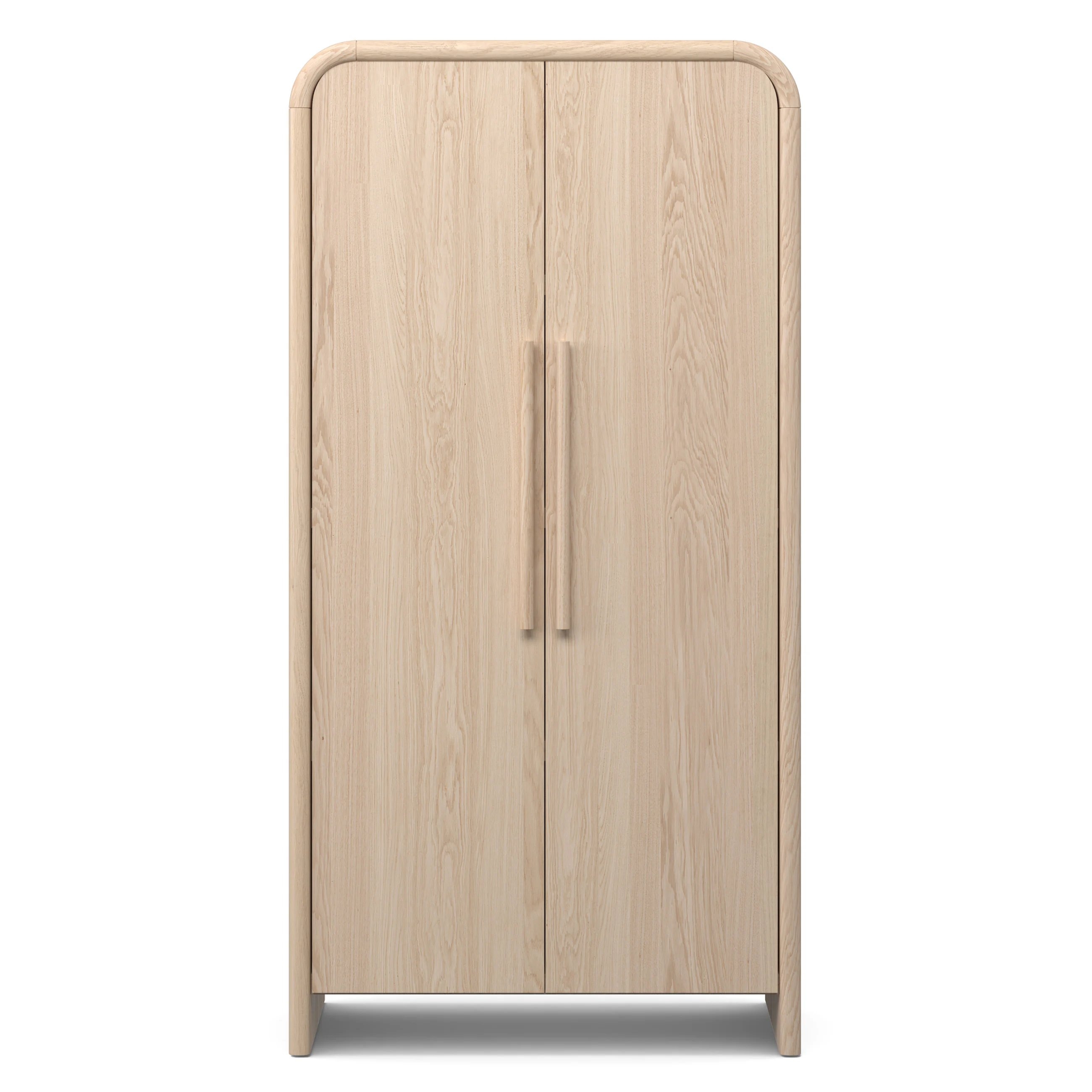 Faydra 35.5" Enclosed Bookcase - Natural Ash - Image 5