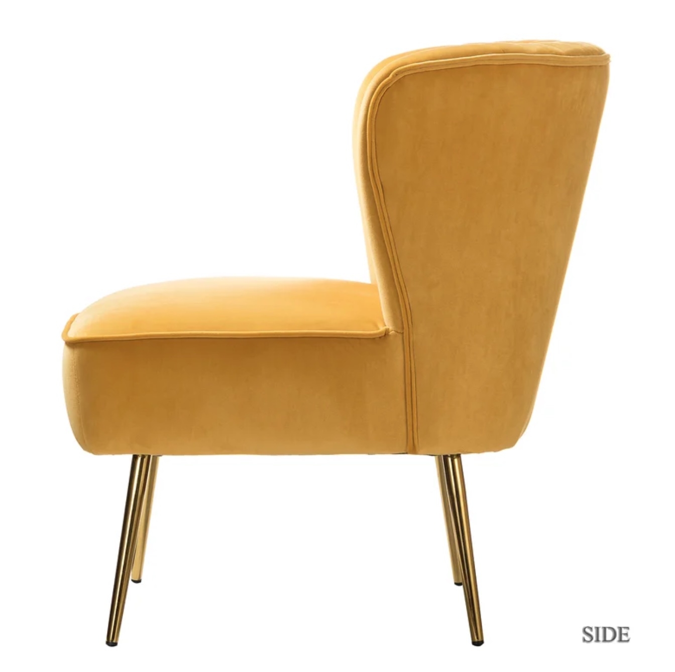 Erasmus Side Chair, Mustard - Image 2