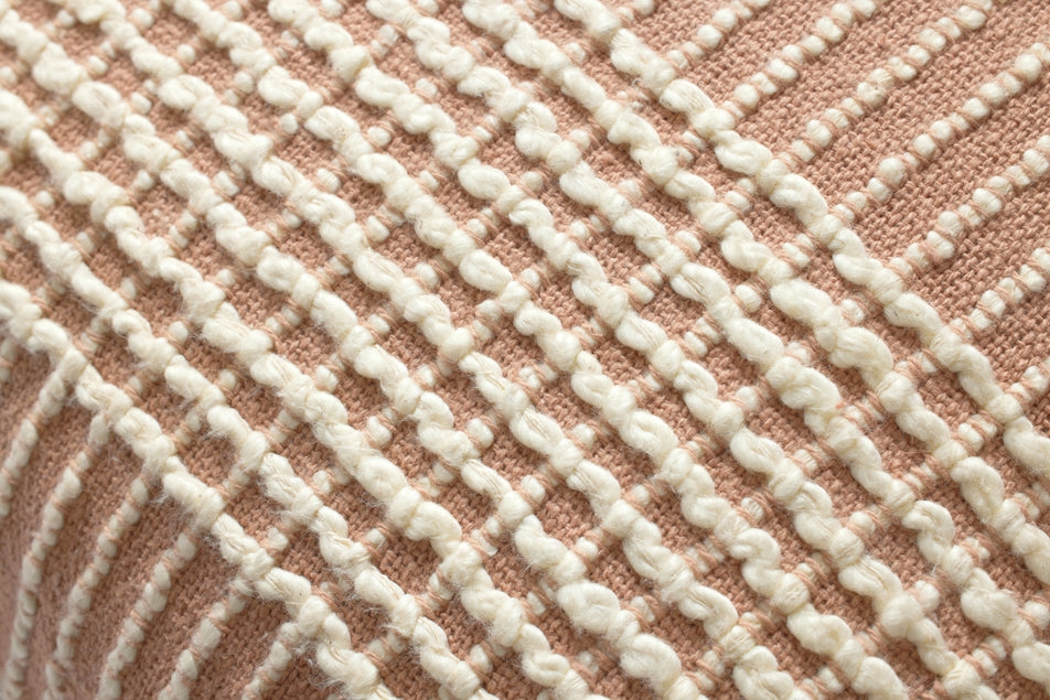 Angela Rose x Loloi Sophia Blush 18" x 18" Cover w/Poly - Image 2