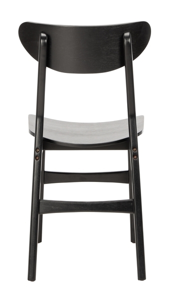 Lucca Retro Dining Chair - Black - Set of 2 - Image 4