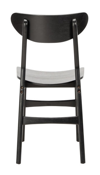 Lucca Retro Dining Chair - Black - Safavieh - Image 5