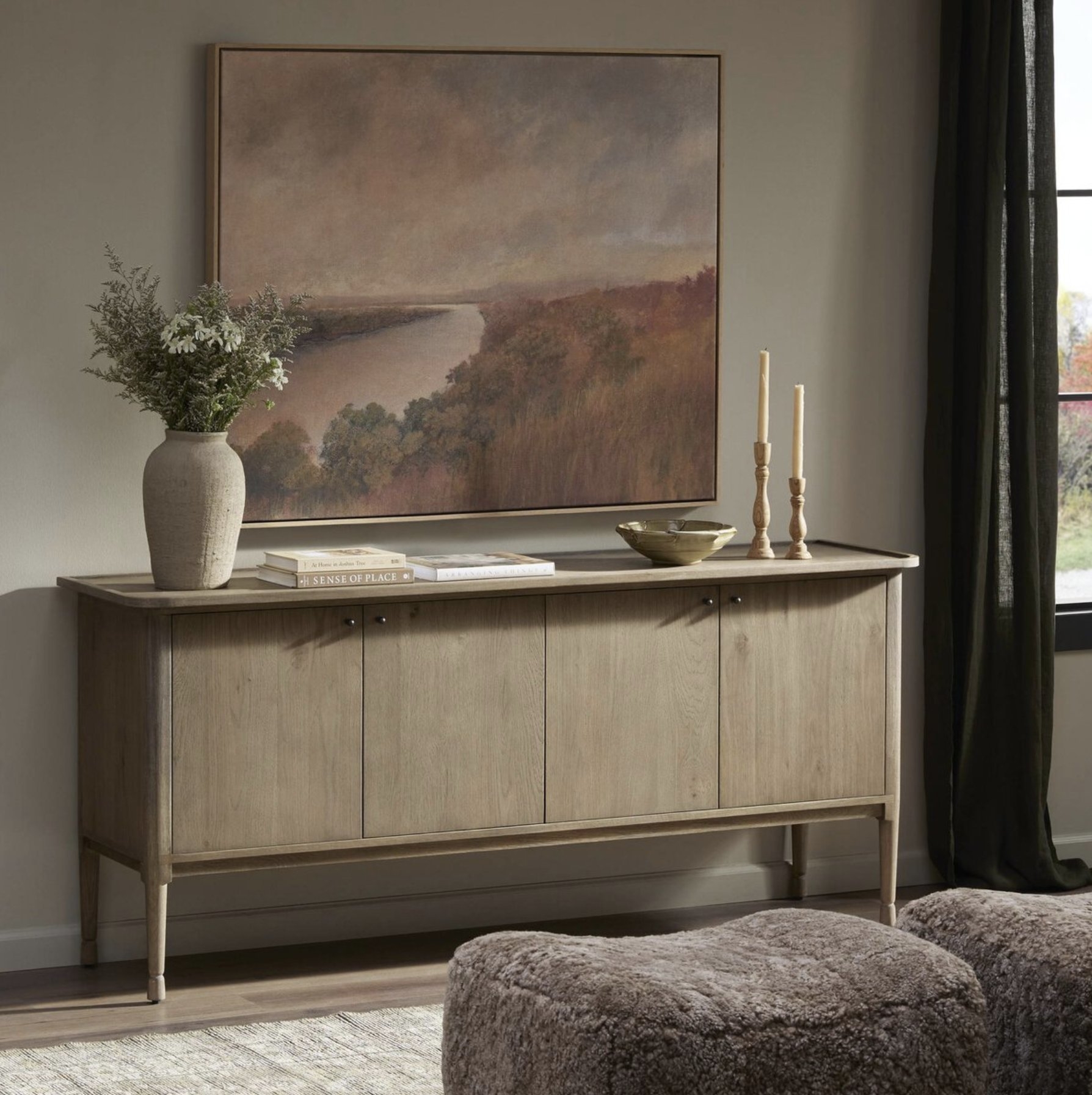 Franny Sideboard - Sandy Oak by Amber Lewis x Four Hands - Image 3