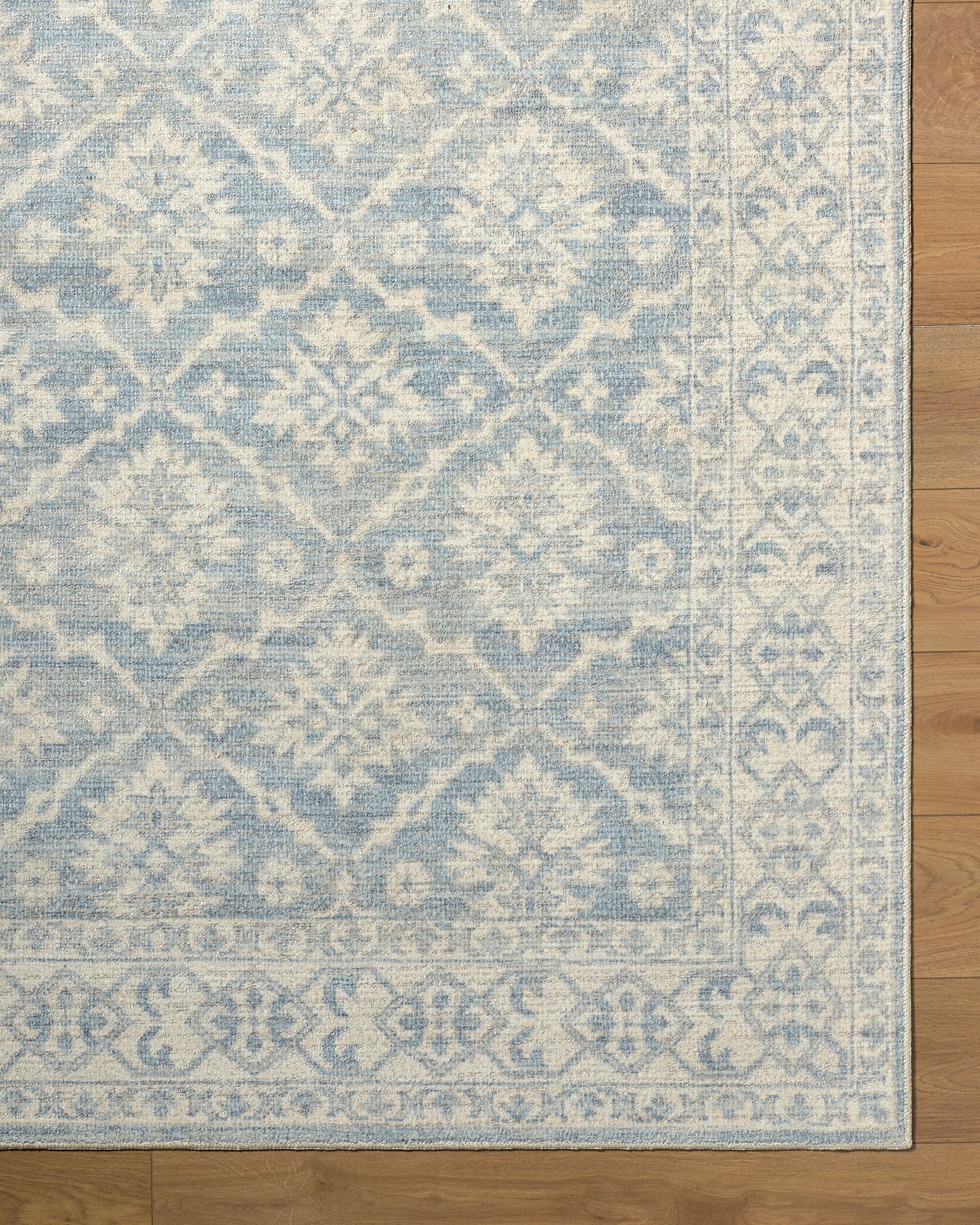 Aram Blue Indoor 7'9" x 10' Machine Woven Rug - Image 3