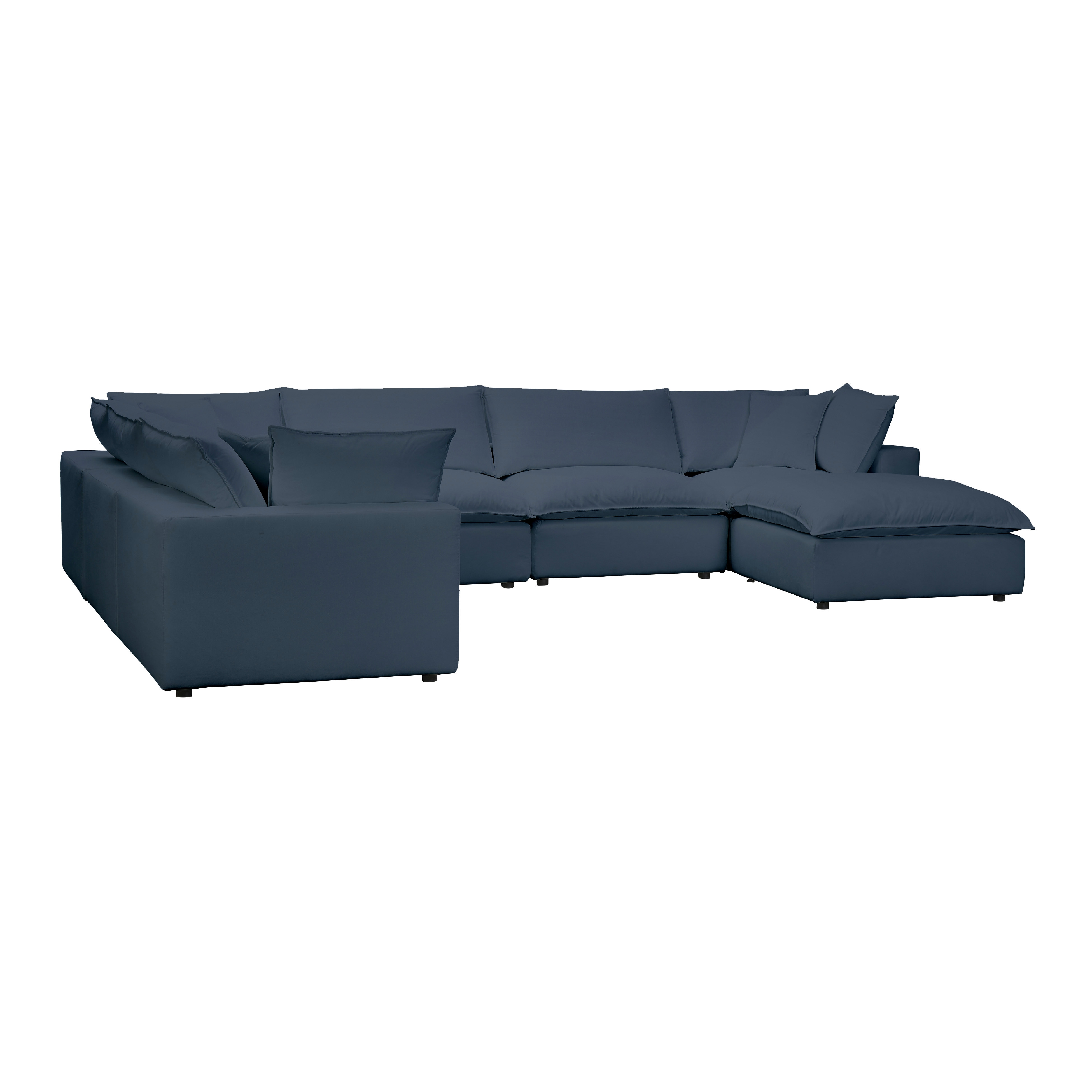 Cali Navy Modular Large Chaise Sectional - Image 2