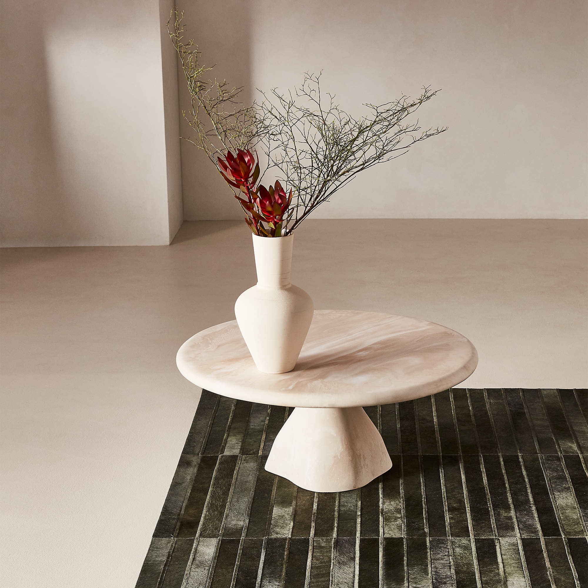 Camilia Patchwork Dark Green Hide Area Rug 9'x12' - Image 3