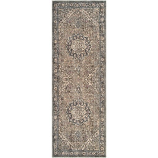 Colin Brown Indoor 2'7" x 10' Machine Woven Rug - Image 0