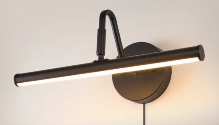 10W Dimmable LED Picture Light Fixture, Plug In/Hardwired,3CCT - Image 1