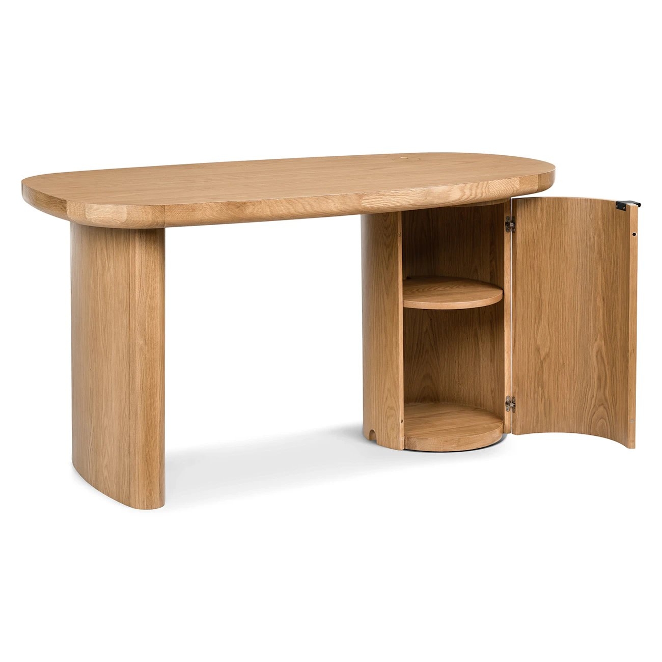 Baarlo 58.5" Desk - Oak - Image 4