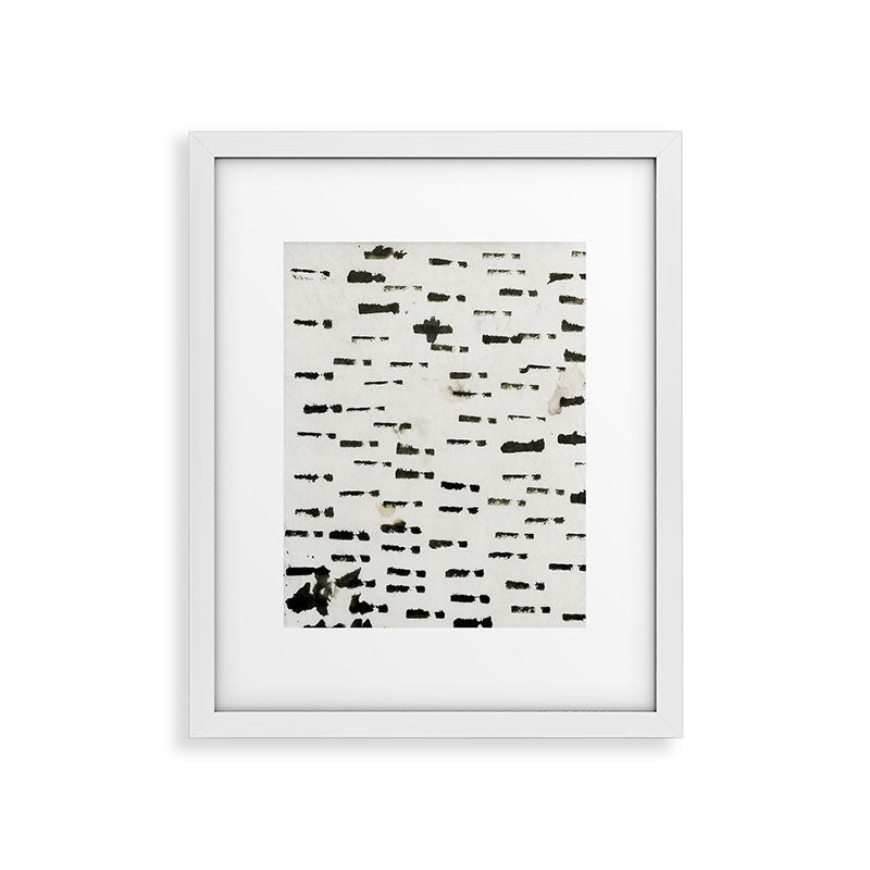 Wabi Sabi 1601 by Iris Lehnhardt - Framed Art Print Modern White 16" x 20" - Image 0