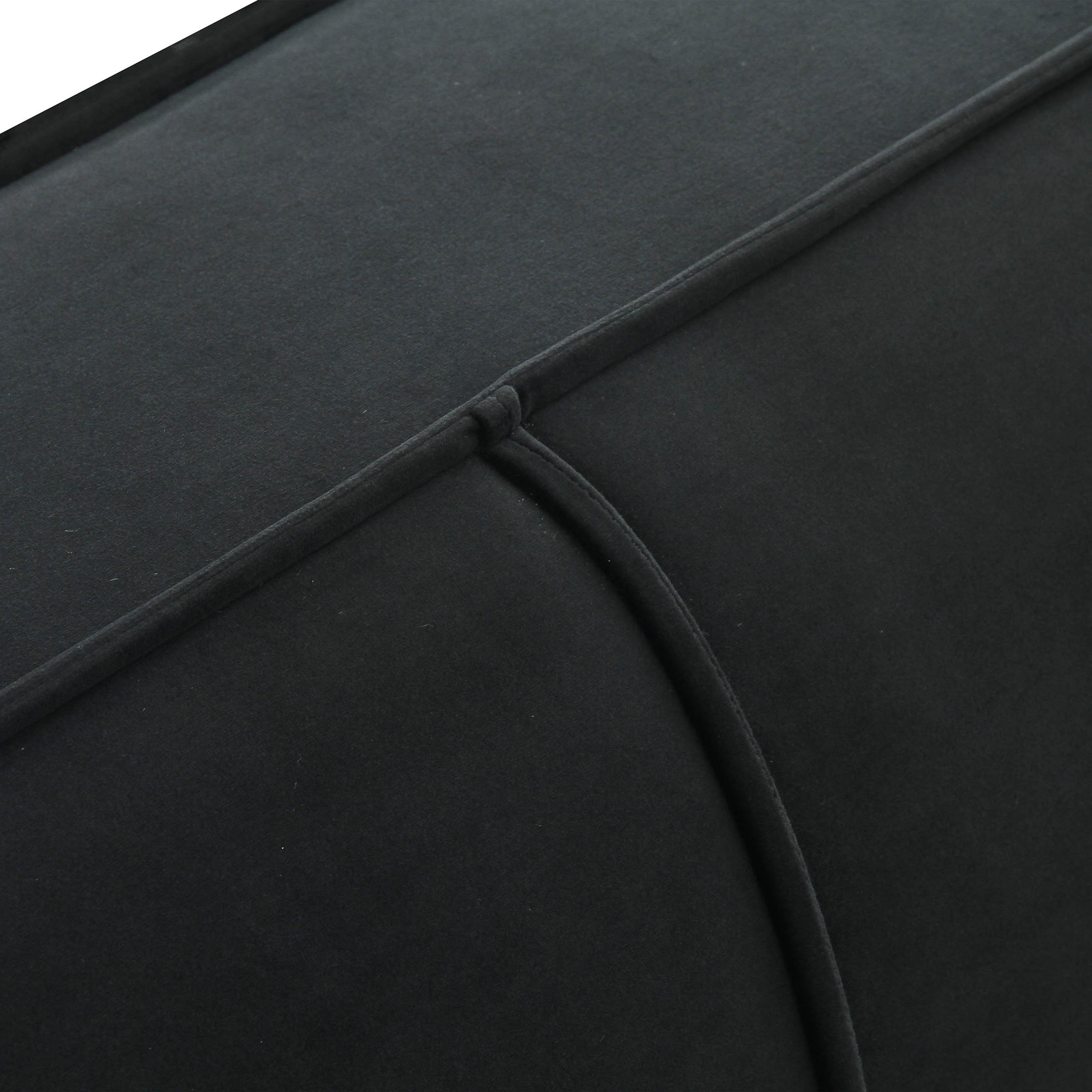 Olafur Black Velvet Sofa - Image 4